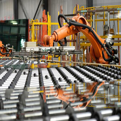 खरीदें मोटाई 4-6 मिमी फ्लोट ग्लास प्रोसेसिंग मशीन 200Tpd ग्लास उत्पादन लाइन online manufacture