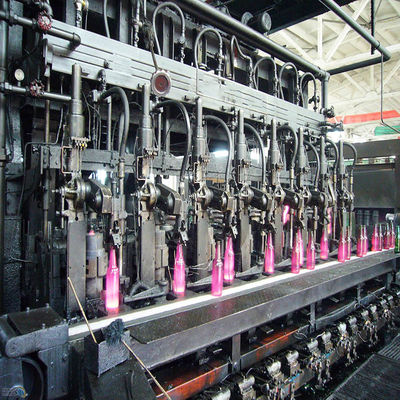 खरीदें एम्बर बोतल कांच उत्पादन लाइन 380V बोतल कांच बनाने की मशीन online manufacture