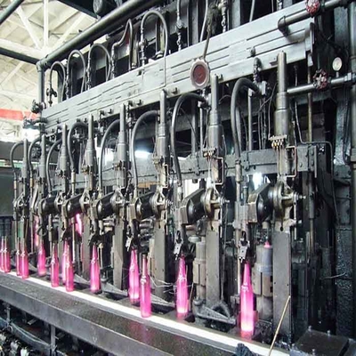 खरीदें 100ml 50tpd ग्लास बोतल उत्पादन लाइन फ़्लिंट बोतल ग्लास बनाने की मशीन online manufacture