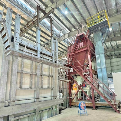 खरीदें 100Tpd क्रॉस फायर्ड फर्नेस ऊर्जा बचत ग्लास मेल्टिंग फर्नेस online manufacture