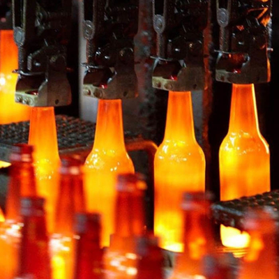 खरीदें 300ml बोतल ग्लास उत्पादन लाइन 380V बीयर बोतल बनाने की मशीन online manufacture
