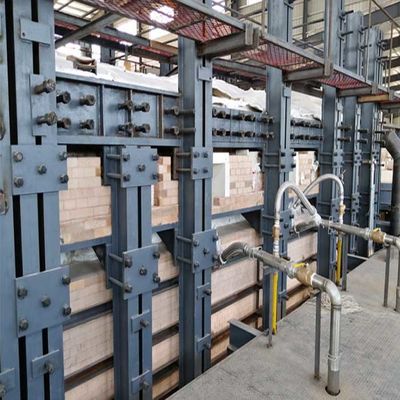 खरीदें ग्लास मेल्टर आईएसओ14001 300 टीपीडी क्रॉस फायर फर्नेस online manufacture