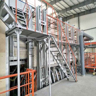 खरीदें High Capacity Glass Melting Furnace with Stable Temperature Control for Raw Material Melting Processes online manufacture