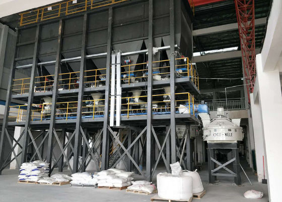 खरीदें माइल्ड स्टील ऑटोमैटिक सोडा ऐश 100tpd ग्लास बैच मशीन online manufacture